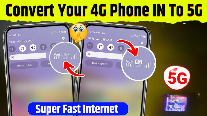Convert Old 4G Network Into 5G Ultimate Trick By 114