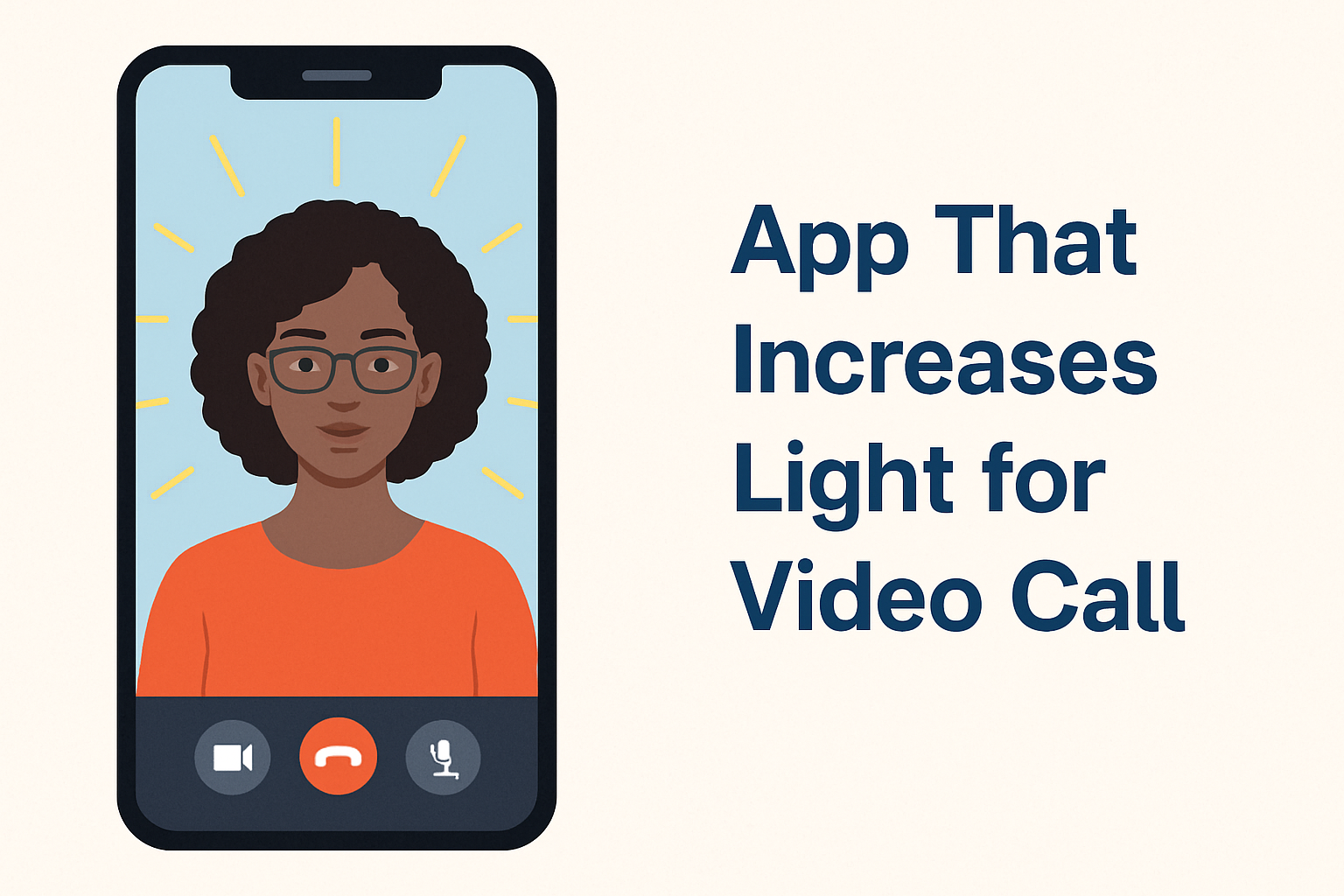 App That Increases Light for Video Call