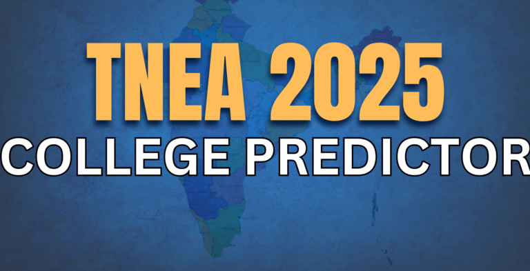 TNEA Rank Predictor 2025 By 605