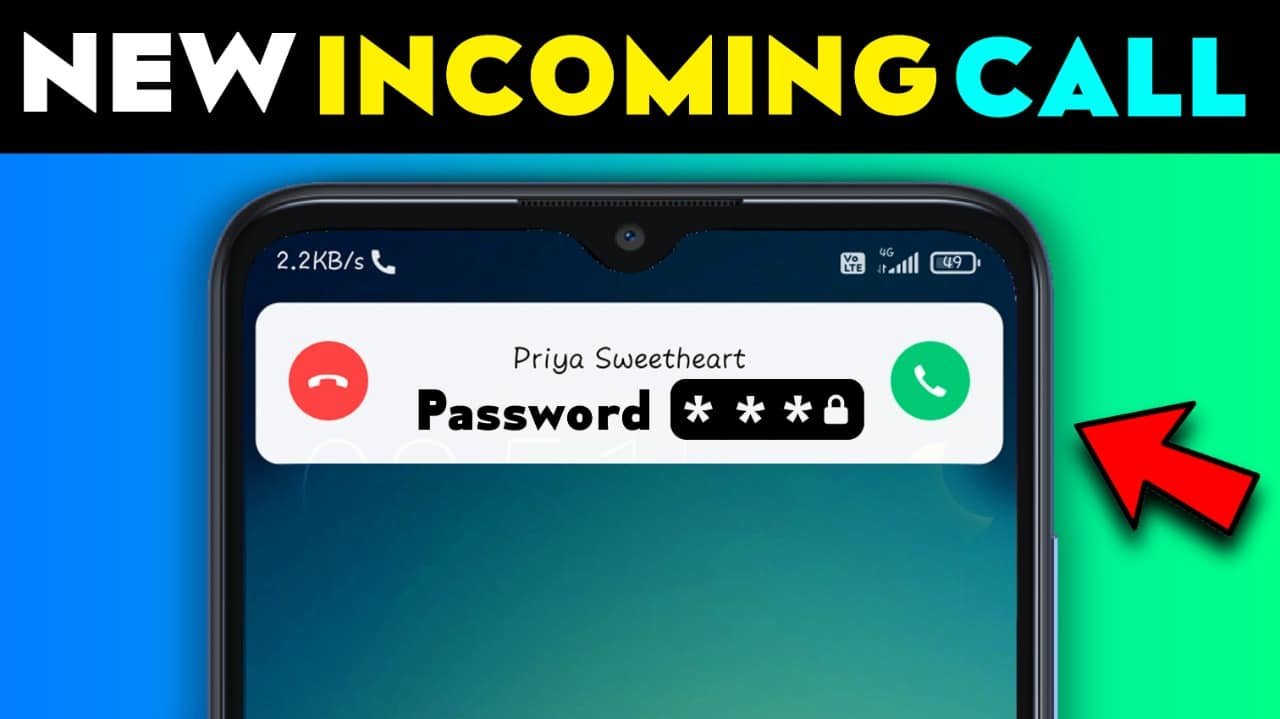 Screen Lock For Incoming Calls By 707