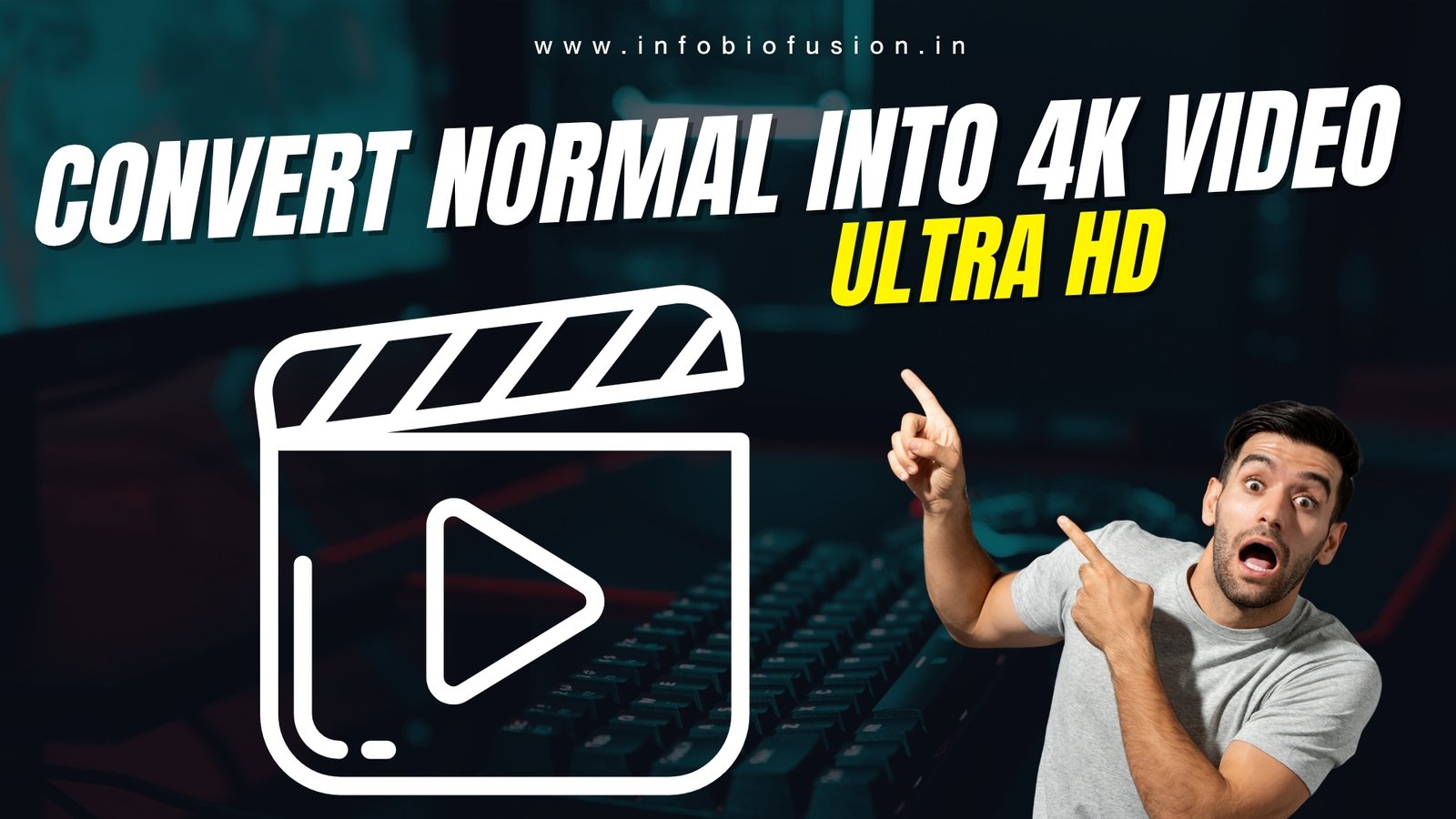 Normal Video To 4K Video Converter App By 709