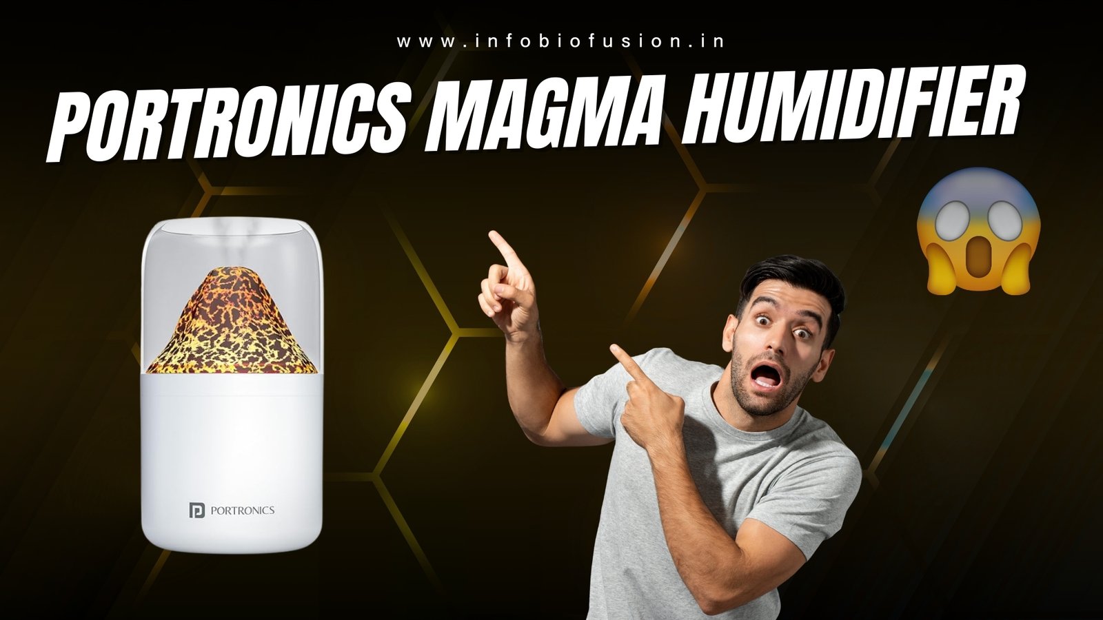 Portronics Magma Humidifier Product On By 623