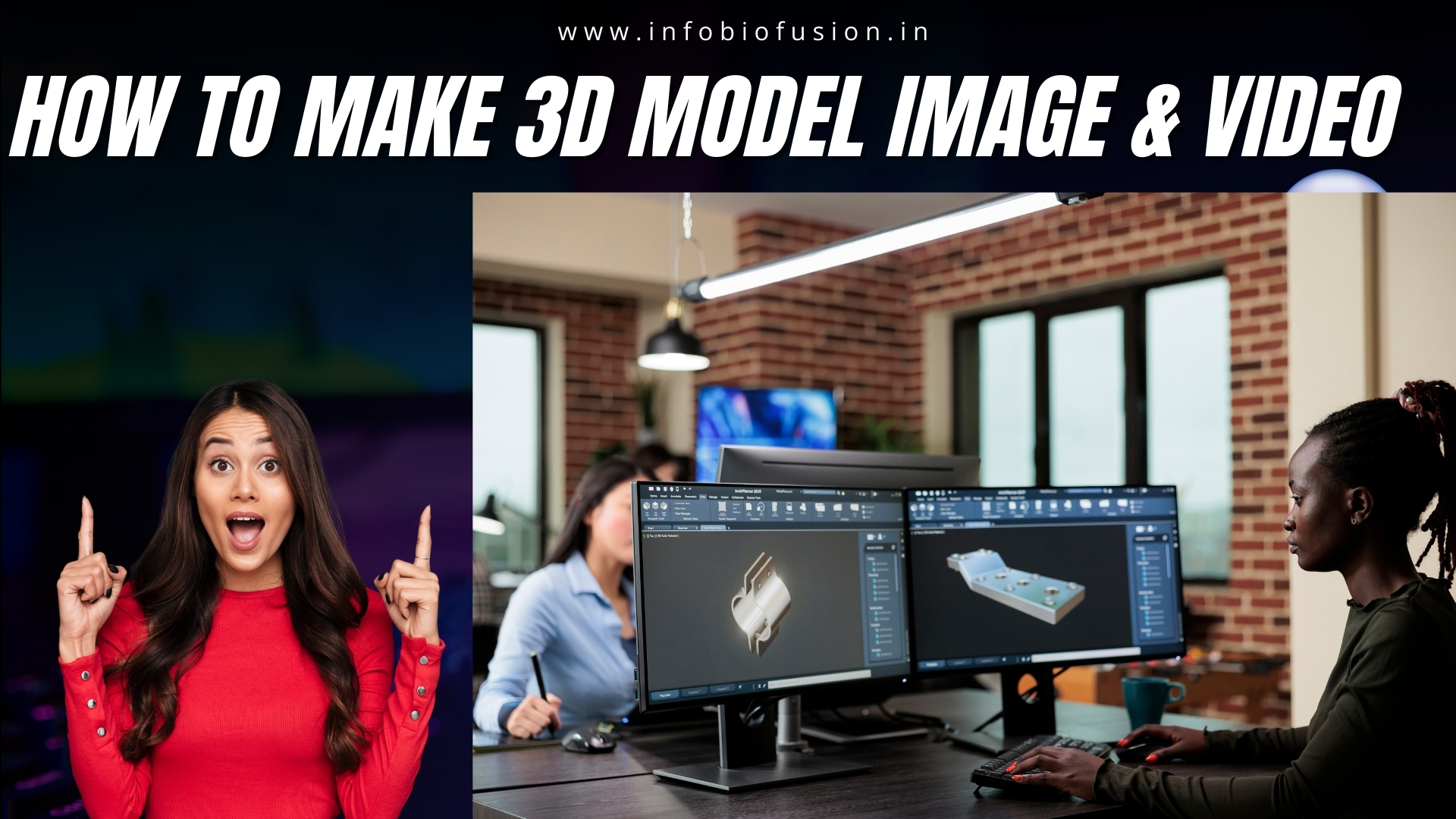 How To Make 3D Model Image And Video By 114