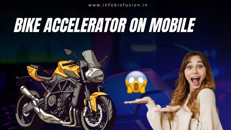 Bike Accelerator On Mobile New App By 605
