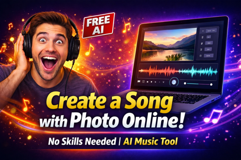 Create a Song with photo Online Tool By 605