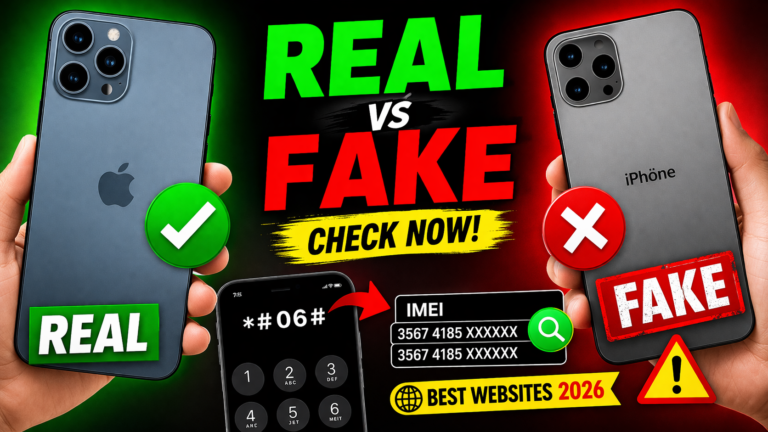 How to Check if a Mobile Phone Is Real or Fake Online – Best Websites 2026