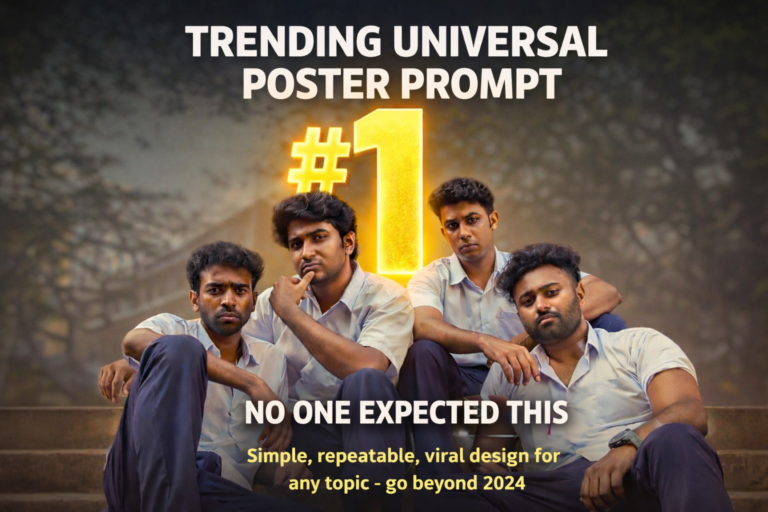 Create Universal Trending Poster Prompt On Mobile