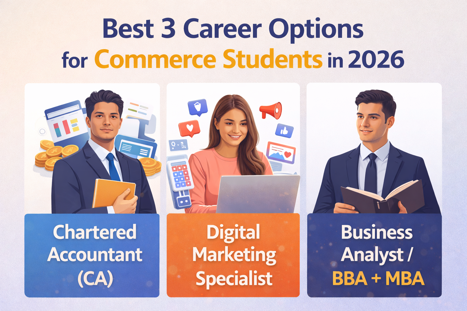 Best 3 Career Options for Commerce Students in 2026