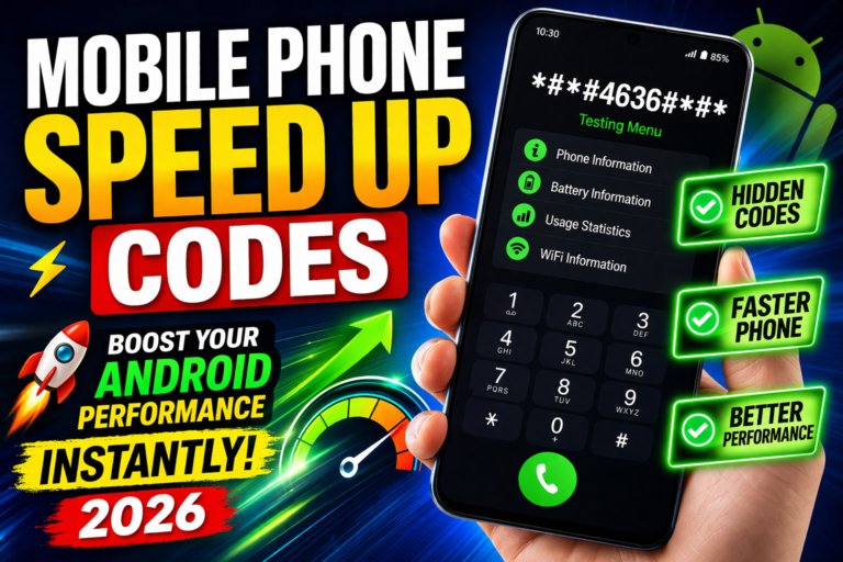 Mobile Phone Speed Up Codes – Boost Your Android Performance Instantly in 2026