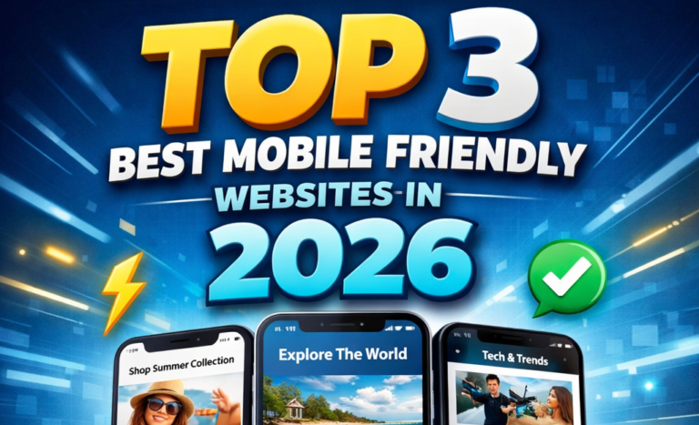 Top 3 Best Mobile Friendly Websites in 2026 for Fast Browsing and Better User Experience