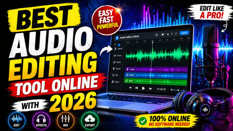 Top Audio Editing Tool Online in 2026 for Beginners & Pros