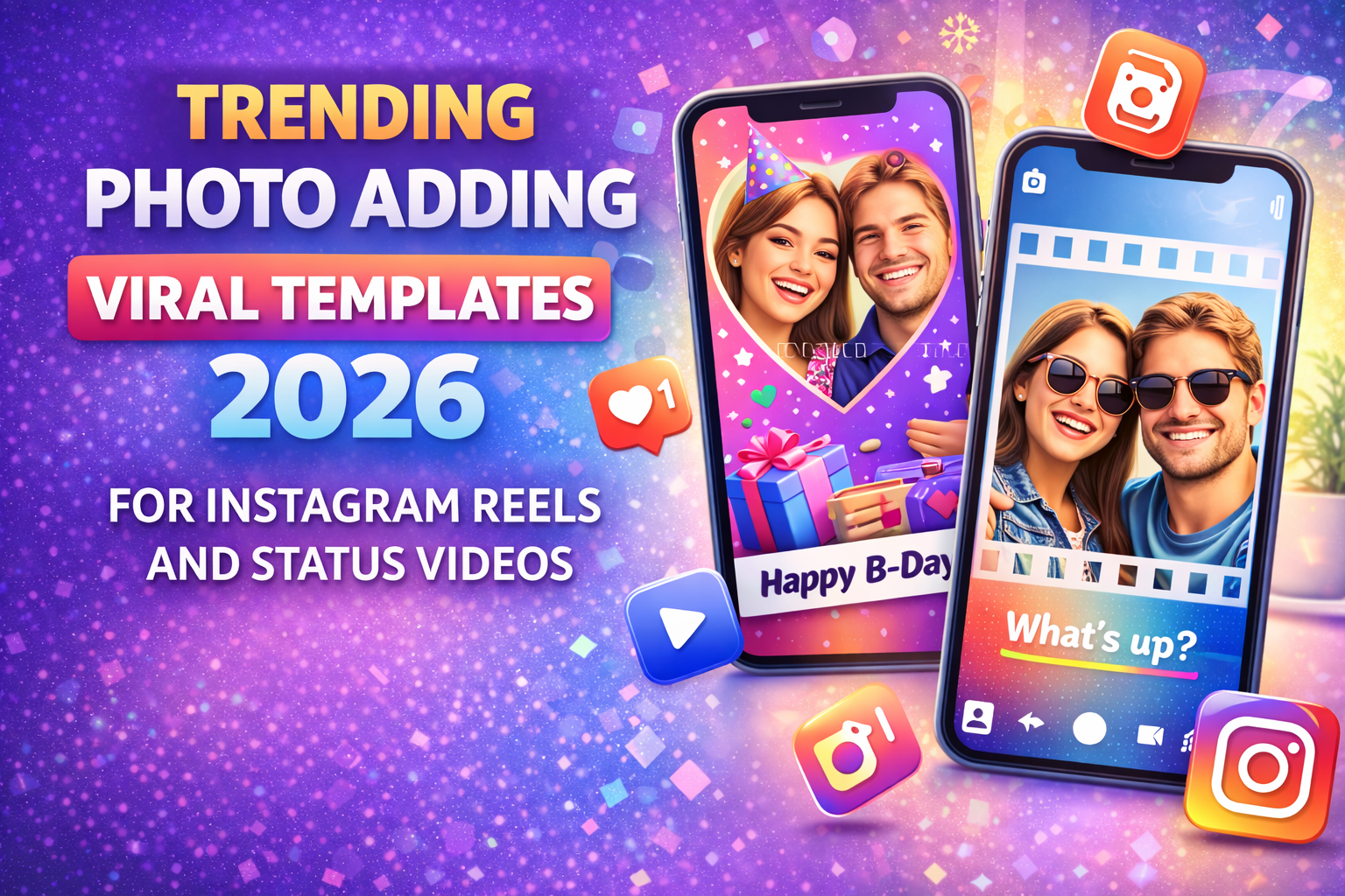 Trending Photo Adding Viral Templates 2026 for Instagram Reels and Status Videos