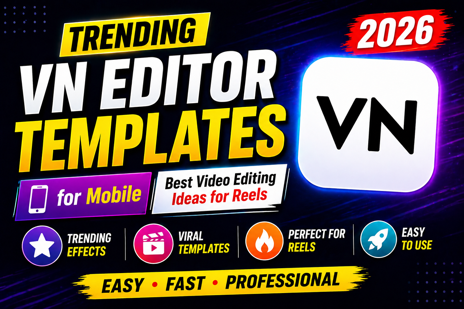 Trending VN Editor Templates 2026 for Mobile Best Video Editing Ideas for Reels