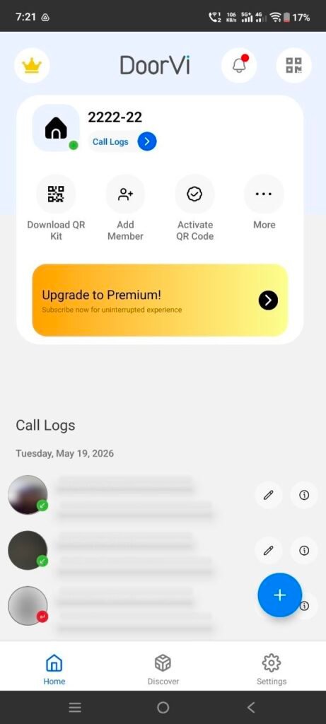 Digital Calling Bell App With QR Code For Your Home