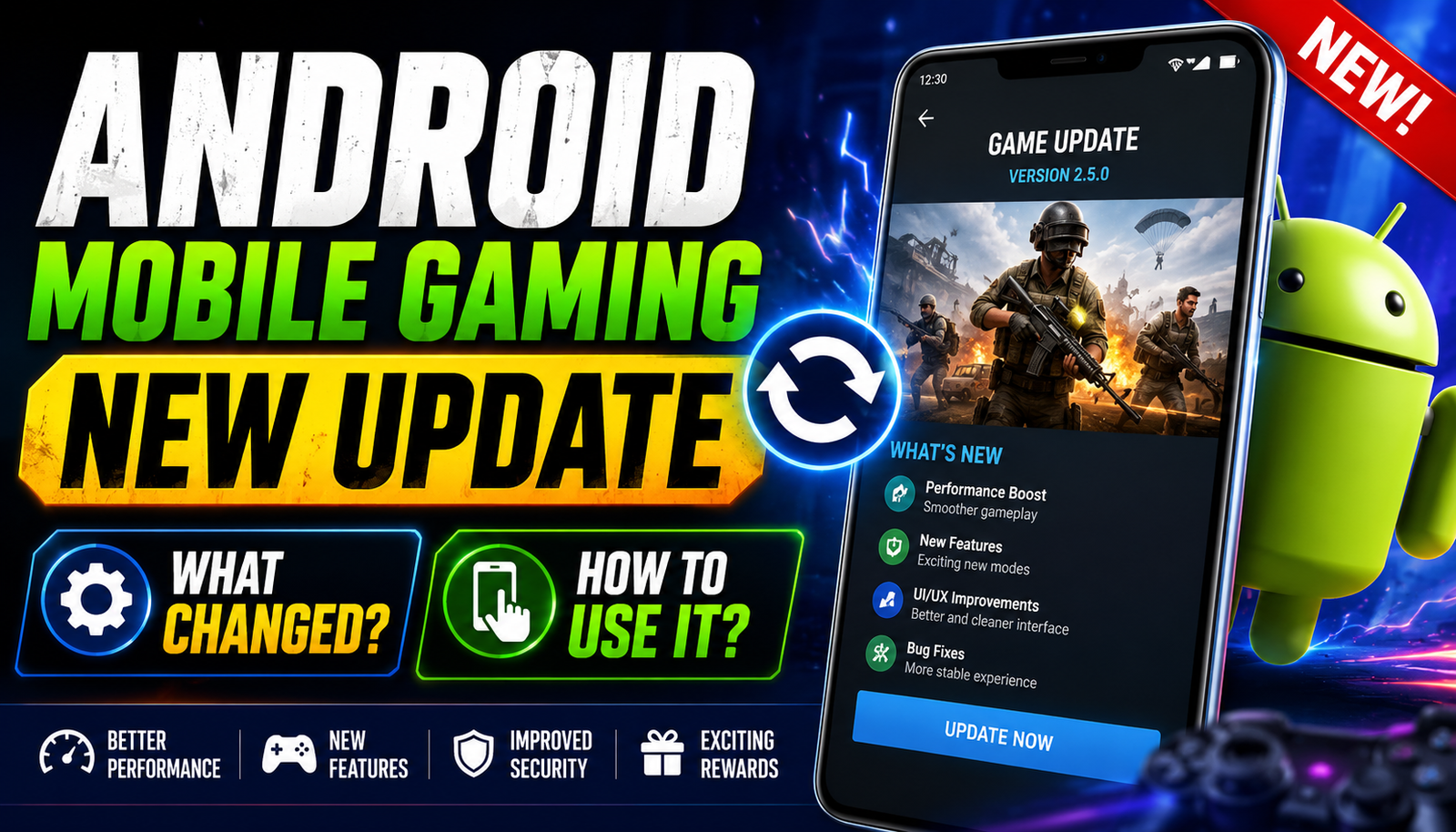 Android mobile gaming update