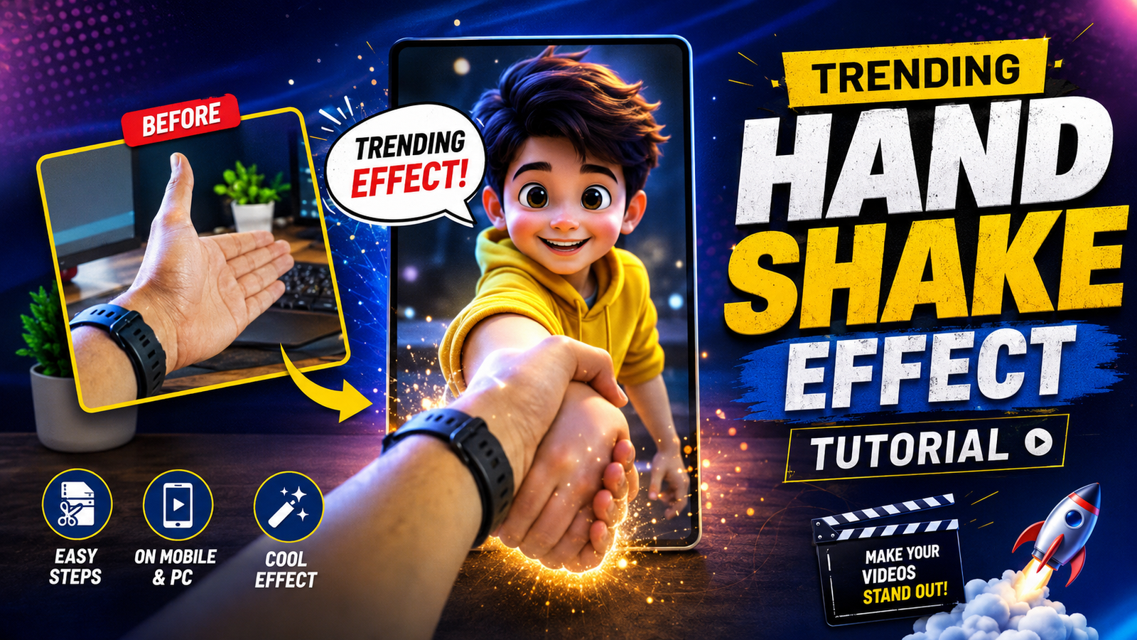 Trending Shake Hand Effect On Video Making
