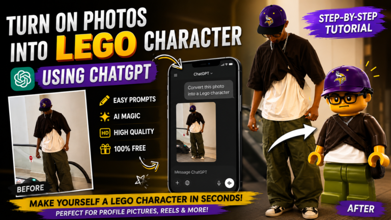 How To Turn a Photo Into a Lego Character With AI