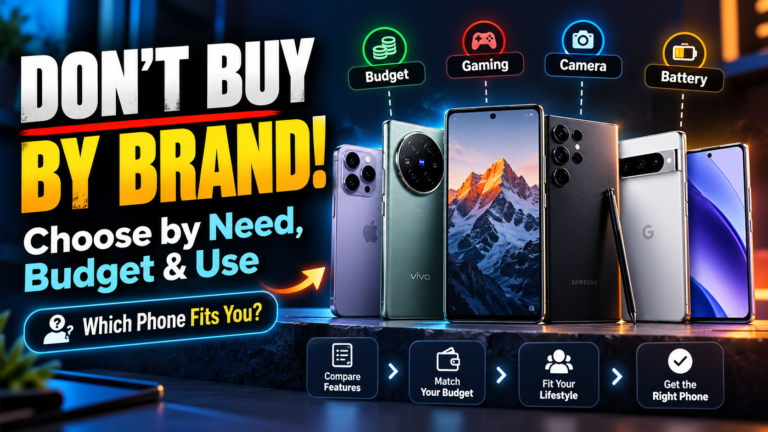 Don’t Buy a Smartphone Just for the Brand How to Choose the Right Phone for Your Actual Needs