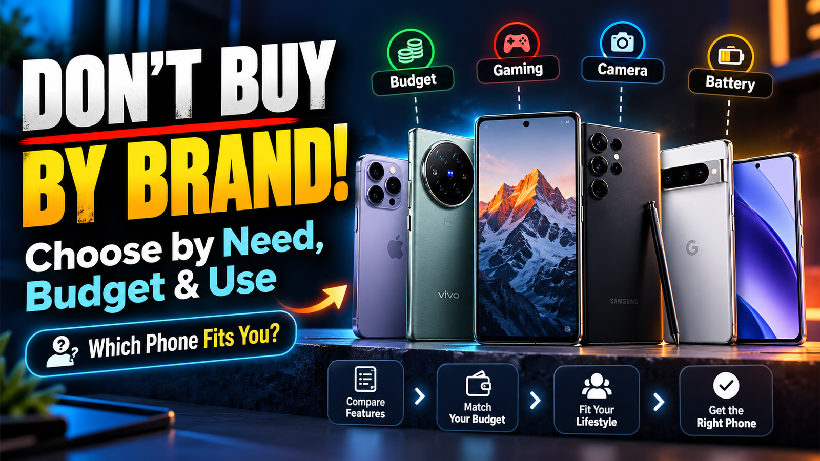 Don’t Buy a Smartphone Just for the Brand How to Choose the Right Phone for Your Actual Needs